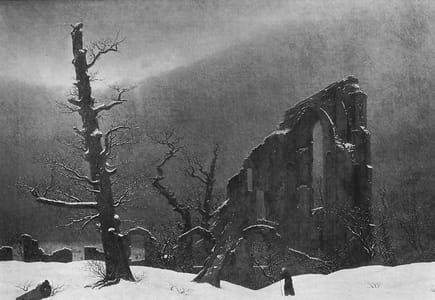 Artwork Title: Monk in the Snow