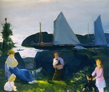 Artwork Title: Evening Group