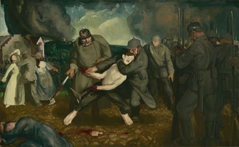 Artwork Title: The Germans Arrive