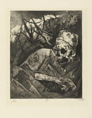 Artwork Title: Corpse in Barbed Wire (Flanders)