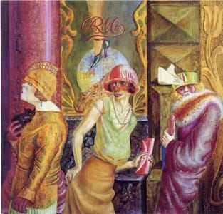 Artwork Title: Three Prostitutes On The Street
