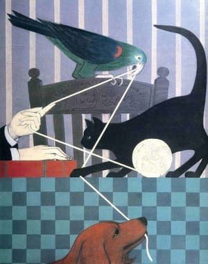 Artwork Title: Polly, Minou and Eon