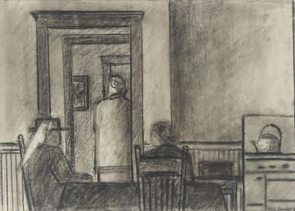Artwork Title: Study for The Kitchen