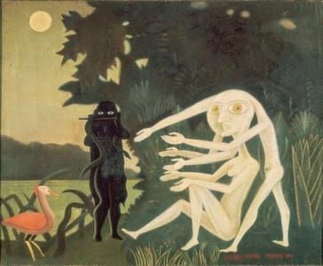 Artwork Title: Autobiographical Painting - The Encounter of 2 bis rue Perrel