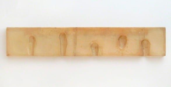Artwork Title: Wax Impressions of the Knees of Five Famous Artists