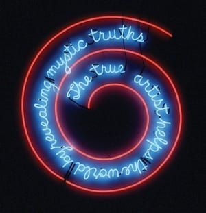 Artwork Title: The True Artist Helps The World By Revealing Mystic Truths