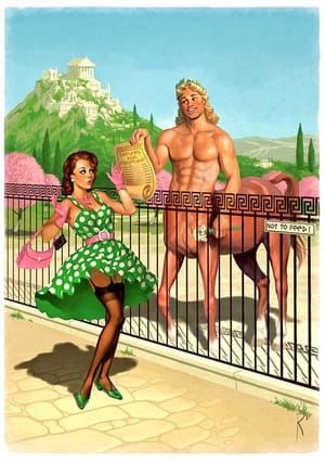 Artwork Title: Greek Zoo