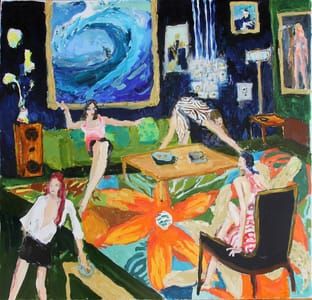 Artwork Title: Random Conversation