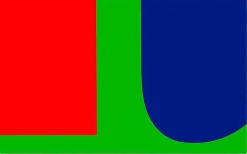 Artwork Title: Ellsworth Kelly Red Blue Green