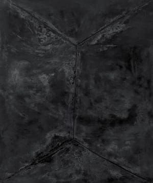 Artwork Title: RELLEU NEGRE PER A DOCUMENTA,, Technique mixte sur toile