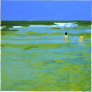 Artwork Title: Beach Scene (two bathers)