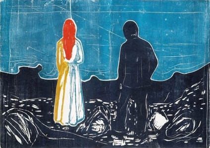 Artwork Title: Two People: The Lonely Ones