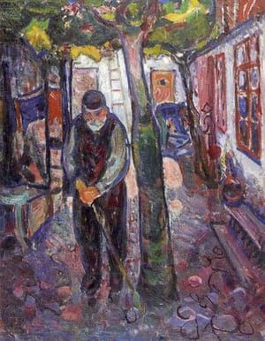 Artwork Title: Old man in Warnemünde