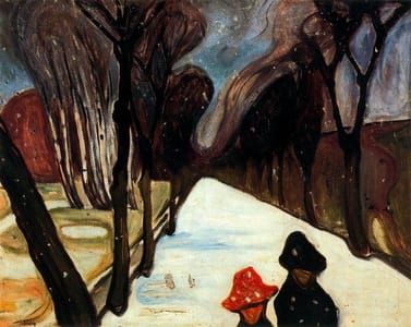 Artwork Title: Avenue sous la neige
