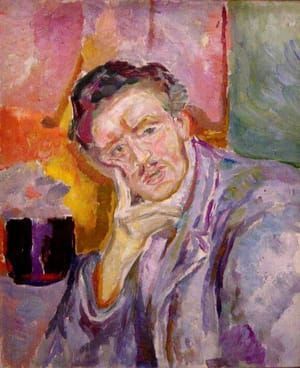 Artwork Title: Self Portrait with Hand under Cheek
