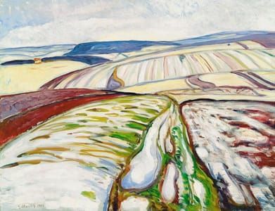 Artwork Title: Paysage de neige