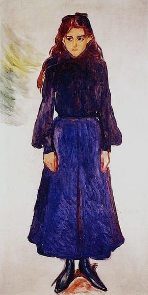 Artwork Title: Young Girl in Blue