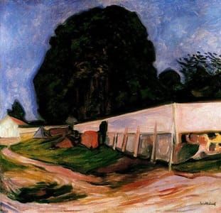 Artwork Title: Summer night at Aasgaardstrand