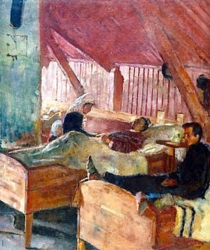 Artwork Title: The Infirmary at Helgelandsmoen