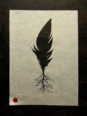 Artwork Title: Rethink Things (feather)