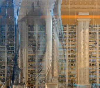 Artwork Title: Tarp Building from Scenes from the Concrete Jungle Series