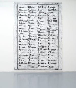 Artwork Title: Untitled (Diderot, Symbols, Diptych)