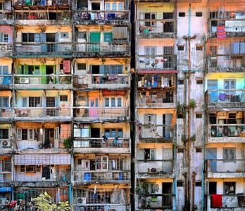 Artwork Title: 34 Flats from Scenes from the Concrete Jungle Series