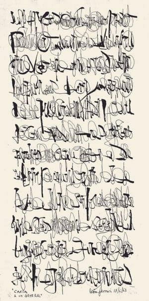 Artwork Title: Carta A Un Général