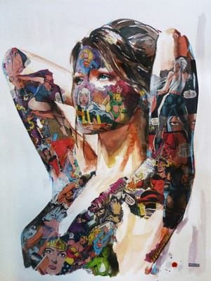 Artwork Title: La Cage Et La Femme Aux 1001 Visages