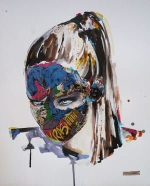 Artwork Title: The Cage Somewhere In The Explosion