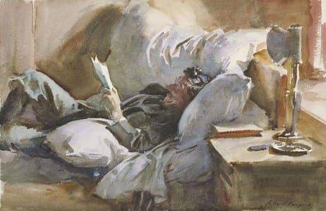 Artwork Title: Man Reading