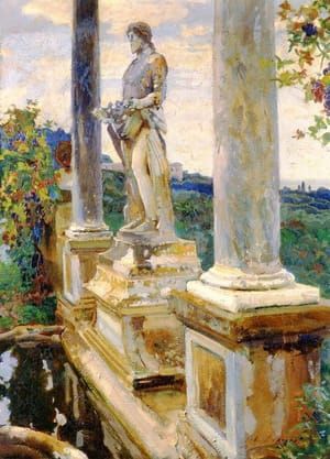 Artwork Title: Statue of Vertumnus, Villa Falconieri, Frascati