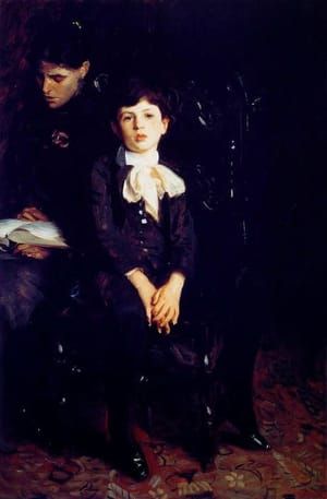 Artwork Title: Homer Saint-Gaudens and his Mother