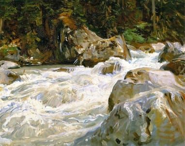 Artwork Title: A Torrent in Norway