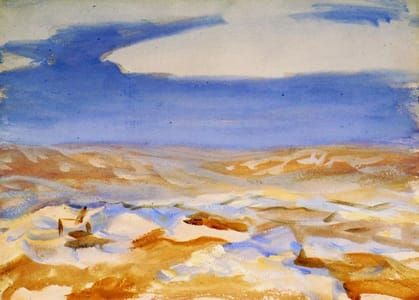 Artwork Title: The Desert from Jerusalem