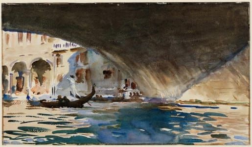 Artwork Title: Venice: Under The Rialto Bridge