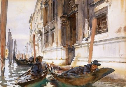 Artwork Title: La siesta de los gondoleros