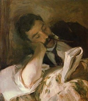 Artwork Title: Man Reading
