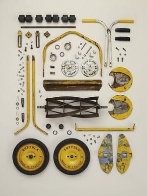Artwork Title: Old Push Lawnmower V1