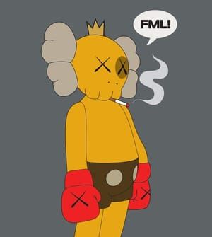 Artwork Title: Fml! Champ