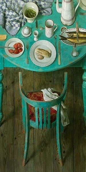 Artwork Title: Lunch with Mackerel