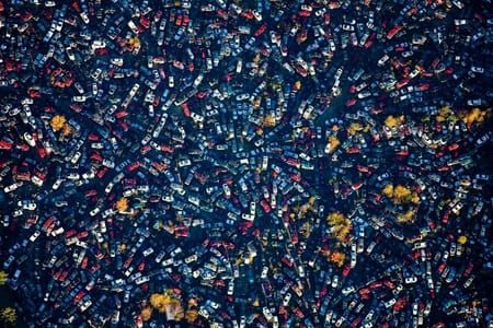 Artwork Title: Auto Salvage Yard, Ayer, Massachusetts