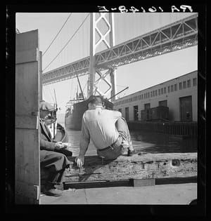 Artwork Title: Longshoremen's Lunch Hour
