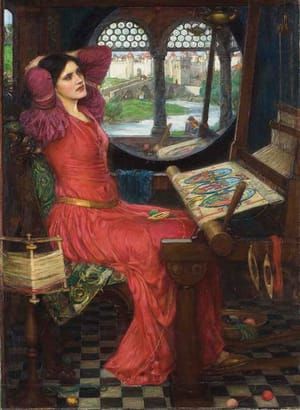 Artwork Title: I Am Half-Sick of Shadows Said the Lady of Shalott