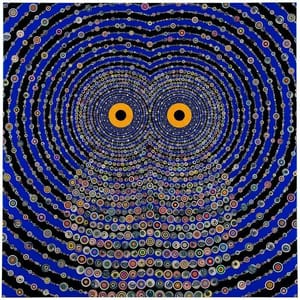 Artwork Title: Night Music for Raptors - Blue
