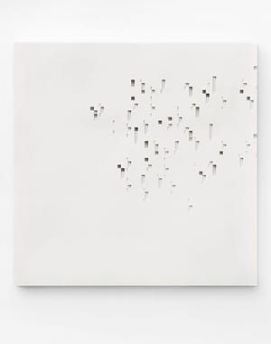 Artwork Title: Form In White (noise Ii)