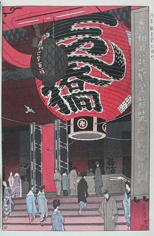 Artwork Title: Temple Visitors