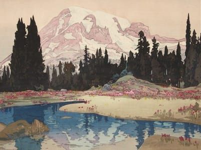 Artwork Title: Reniya-zan (mt. Rainer)