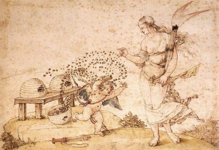 Artwork Title: Cupid the Honey Thief