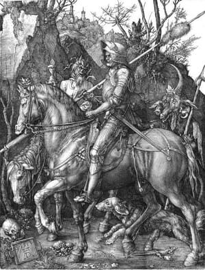 Artwork Title: The Knight, Death, and the Devil
